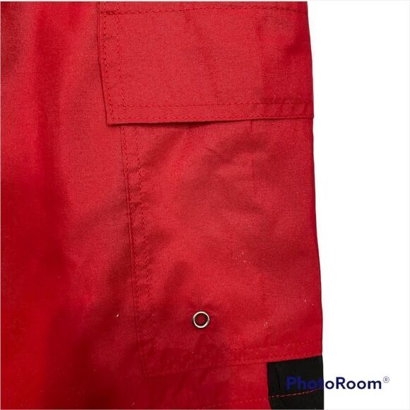 New with tags Men’s Open Trails Red and Black Lined Swim Trunks Size XL‎ - Picture 3 of 9